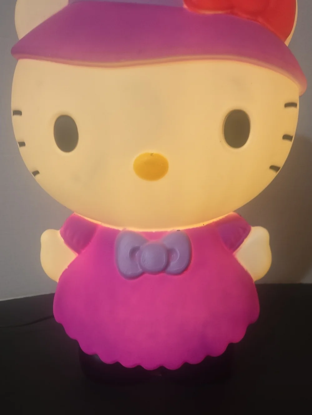 Hello Kitty Blow Mold Witch Halloween Lighted Yard Decor Sculpture 22” Plug-in